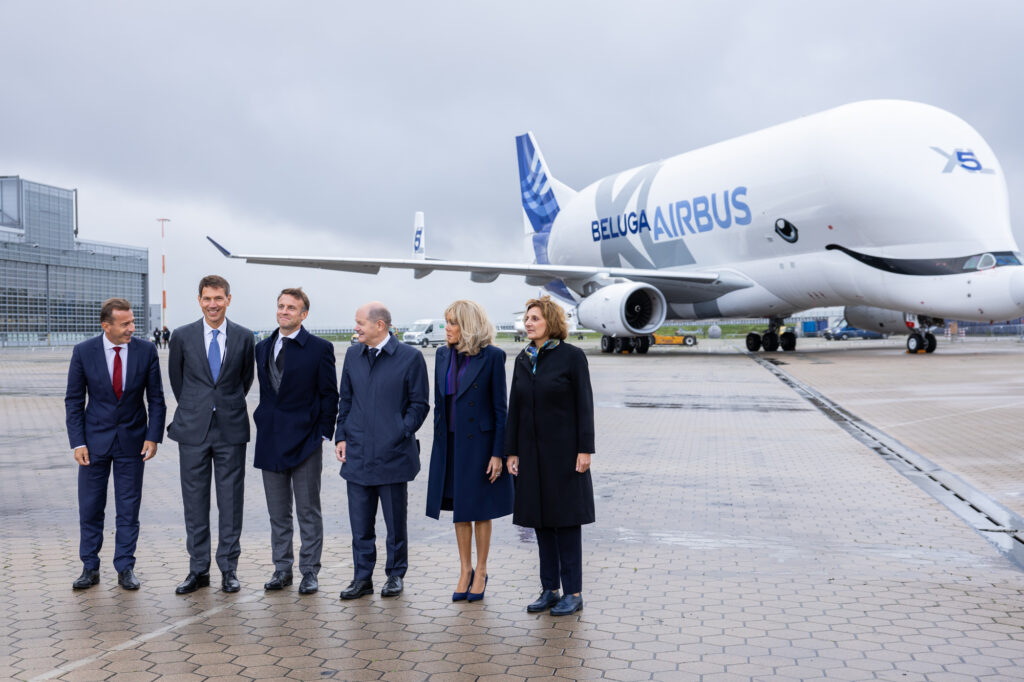 Beluga AIRBUS mit VVIP Besuch